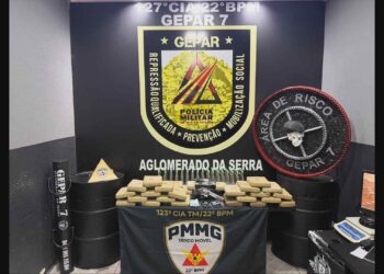 Homem é preso e dois menores apreendidos com drogas e arma em BH